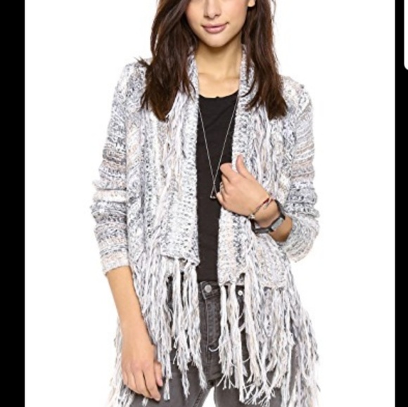 Free People Sweaters - Free People Fringe Knit Cardigan